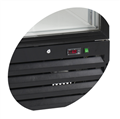 Display fryser - Tefcold NF2500G - 412 liter - 48 dB - 11 kW/24 timer (Flytbare hylder)