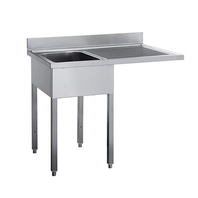 Opvaskebord i stål