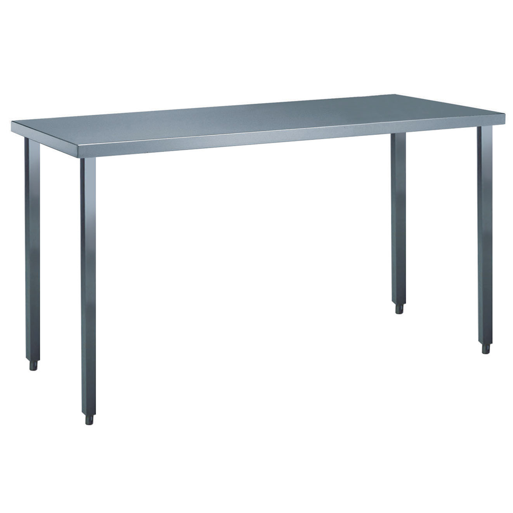 Zanussi rustfrit stålbord - 70 cm dyb, 100-200 cm bred