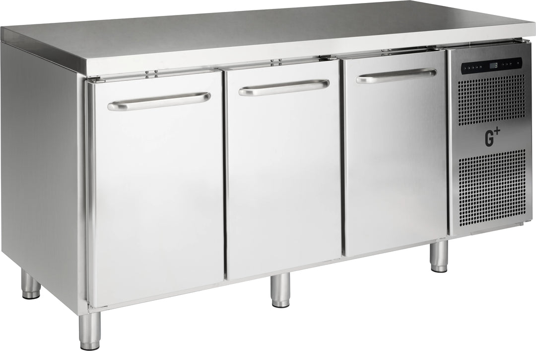Kølebord med tre døre - GN 1/1 - G+ Gastro C3 - 173 cm bred