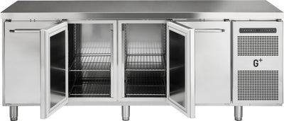 Kølebord med fire døre - GN 1/1 - G+ Gastro C4 - 216 cm bred
