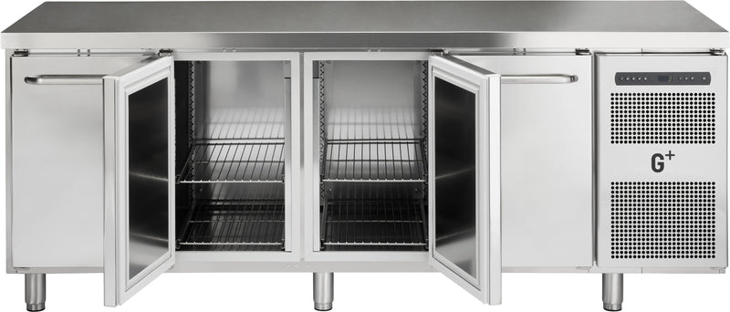 Kølebord med fire døre - GN 1/1 - G+ Gastro C4 - 216 cm bred