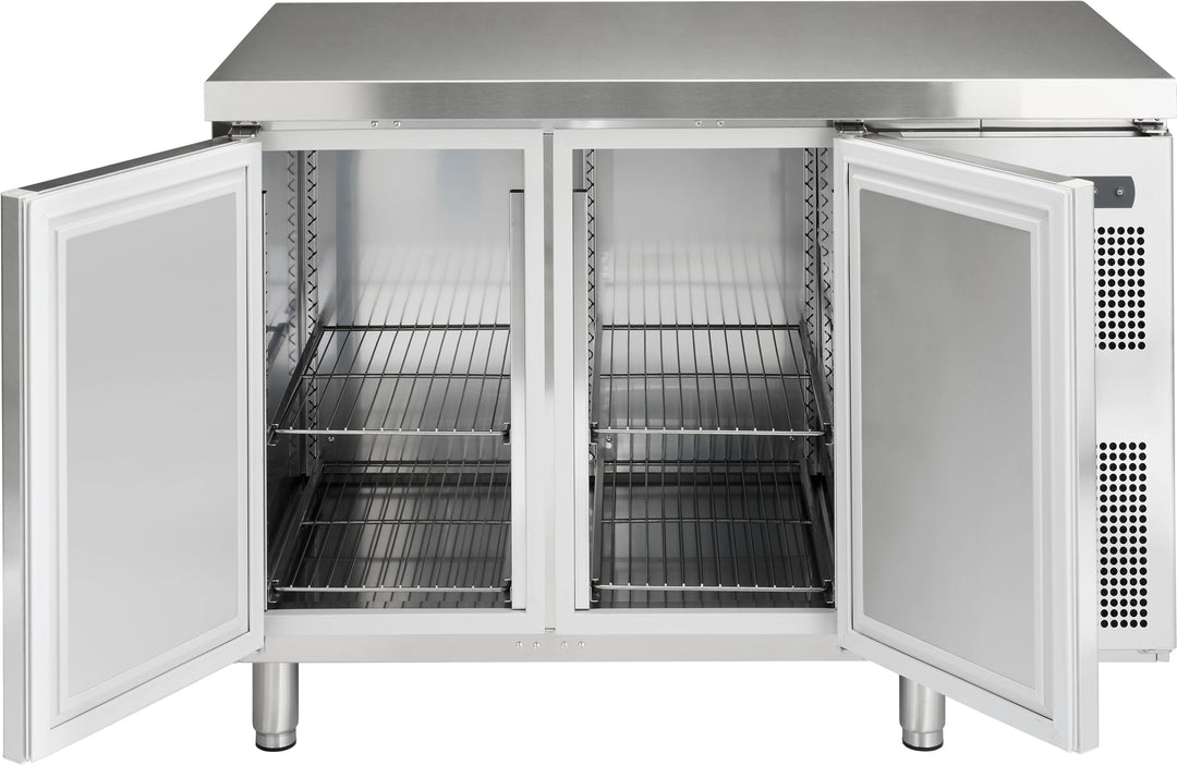 Frysebord med to døre - GN 1/1 - G+ Gastro F2 - 128 cm bred