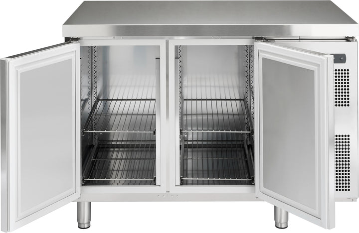 Frysebord med to døre - GN 1/1 - G+ Gastro F2 - 128 cm bred