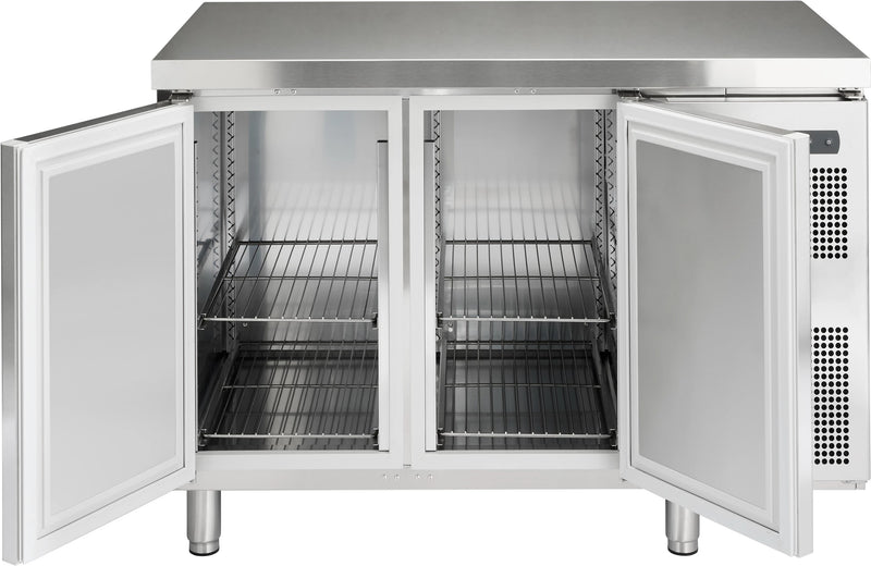 Frysebord med to døre - GN 1/1 - G+ Gastro F2 - 128 cm bred