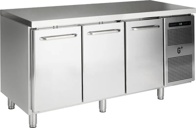 Frysebord med tre døre - GN 1/1 - G+ Gastro F3 - 173 cm bred