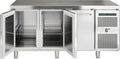 Frysebord med tre døre - GN 1/1 - G+ Gastro F3 - 173 cm bred