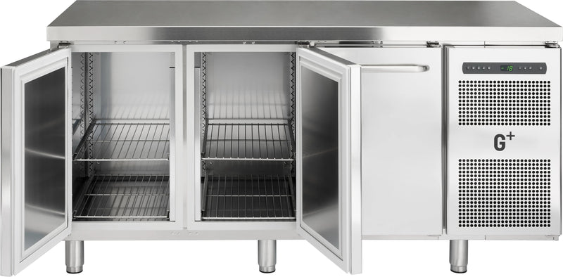 Frysebord med tre døre - GN 1/1 - G+ Gastro F3 - 173 cm bred