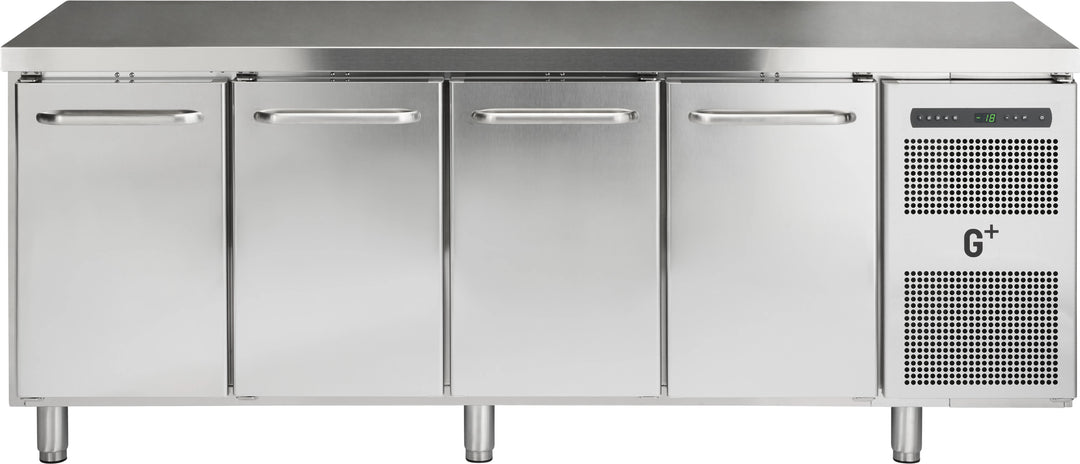 Frysebord med fire døre - GN 1/1 - G+ Gastro F4 - 216 cm bred