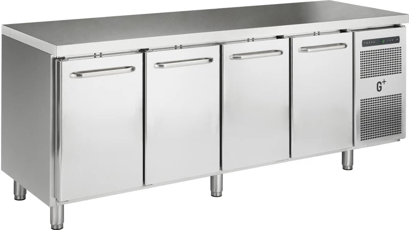Frysebord med fire døre - GN 1/1 - G+ Gastro F4 - 216 cm bred
