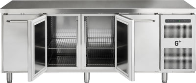 Frysebord med fire døre - GN 1/1 - G+ Gastro F4 - 216 cm bred