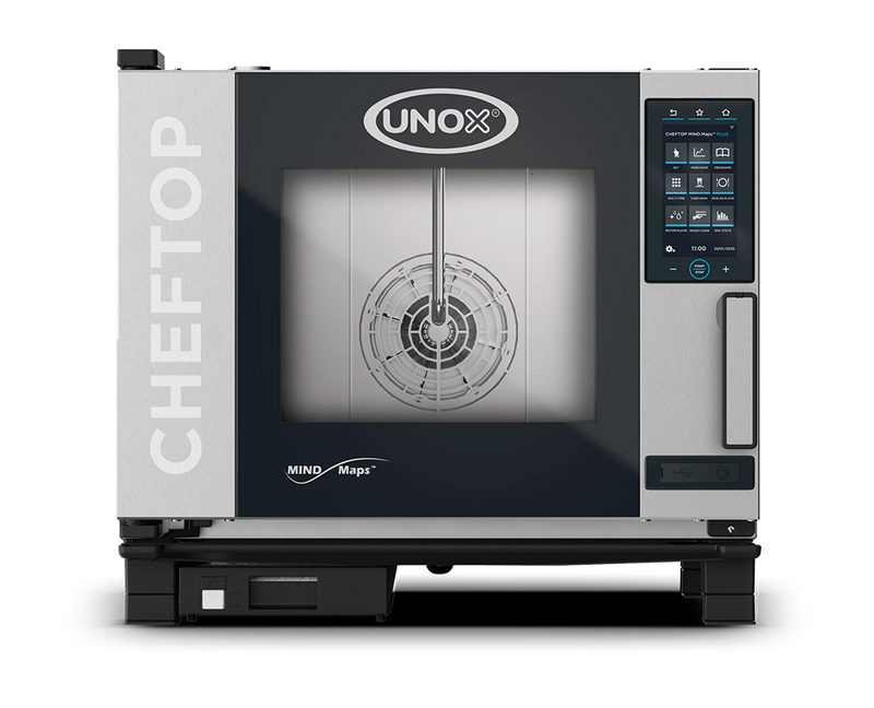 Unox Cheftop Plus - Kombiovn - Vaskesystem - Damp - 5 x GN 1/1 (Flaske-Natur- Bygas)