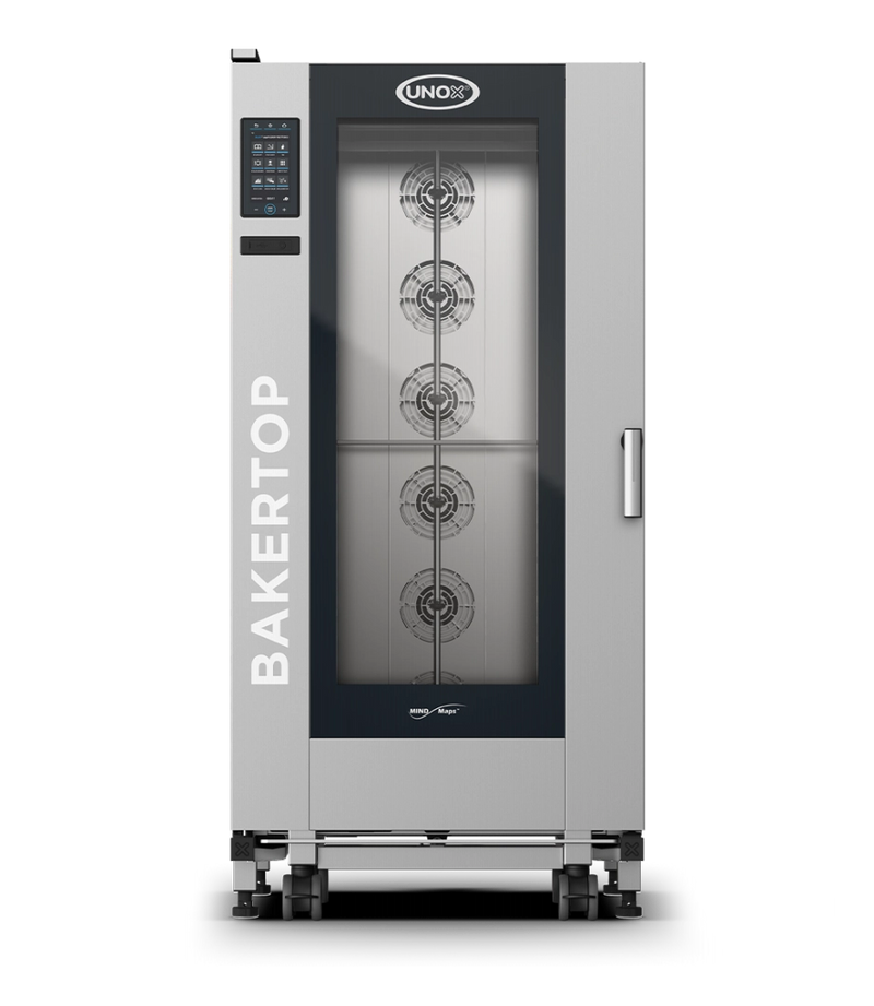 Unox Bakertop Plus BIG gas - Bageovn - Vaskesystem - Damp - 16 x 40 x 60 cm (Natur-Flaske-Bygas)