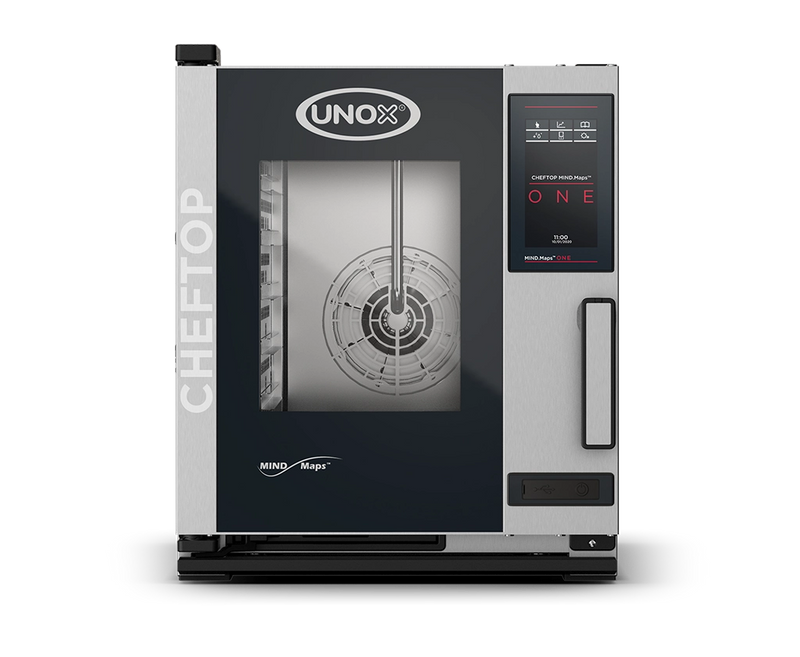 Unox Cheftop One industriovn - Vaskesystem - Damp - 5 x GN 2/3 (Kompakt)