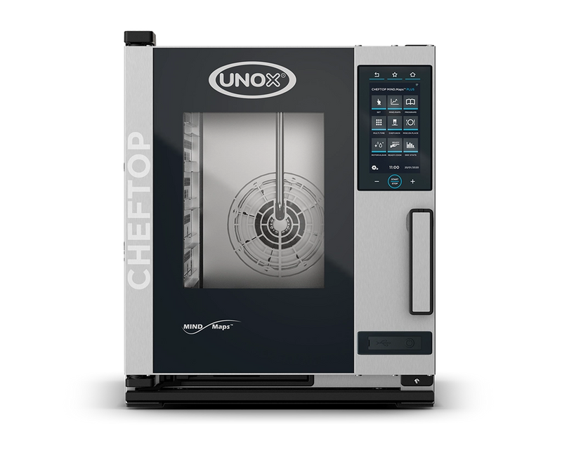 Unox Cheftop Plus industriovn - Vaskesystem - Damp - 5 x GN 2/3 (kompakt)