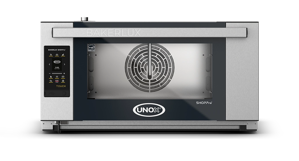 Unox Bakerlux "Elena" (TOUCH) - Bakeoff ovn med damp og aut. døråbning - 3 plader - 40 x 60 cm - 3,5 kW