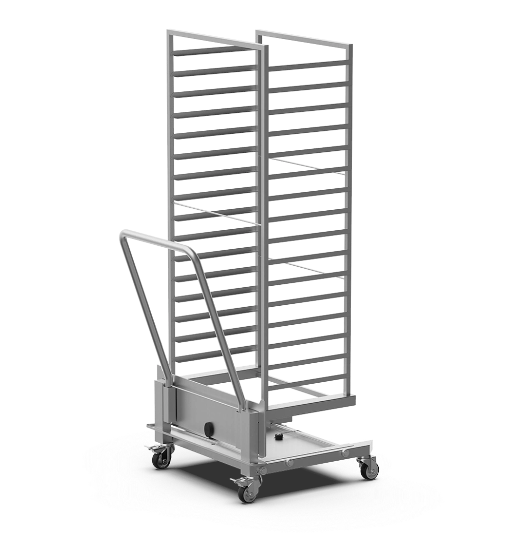 Ekstra vogn til Unox Bakerlux Manual  16  x 60 x 40 cm (med aftagelig håndtag)