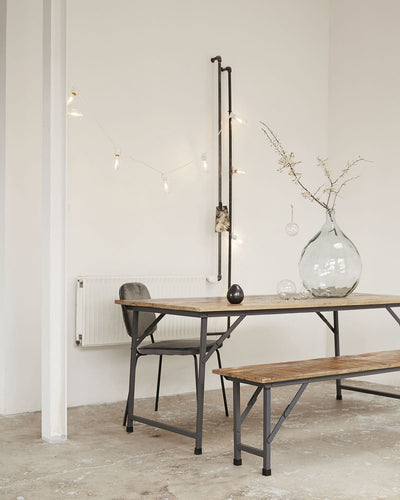 Langt cafébord, HDParty, Natur - 180 x 80 cm - inde