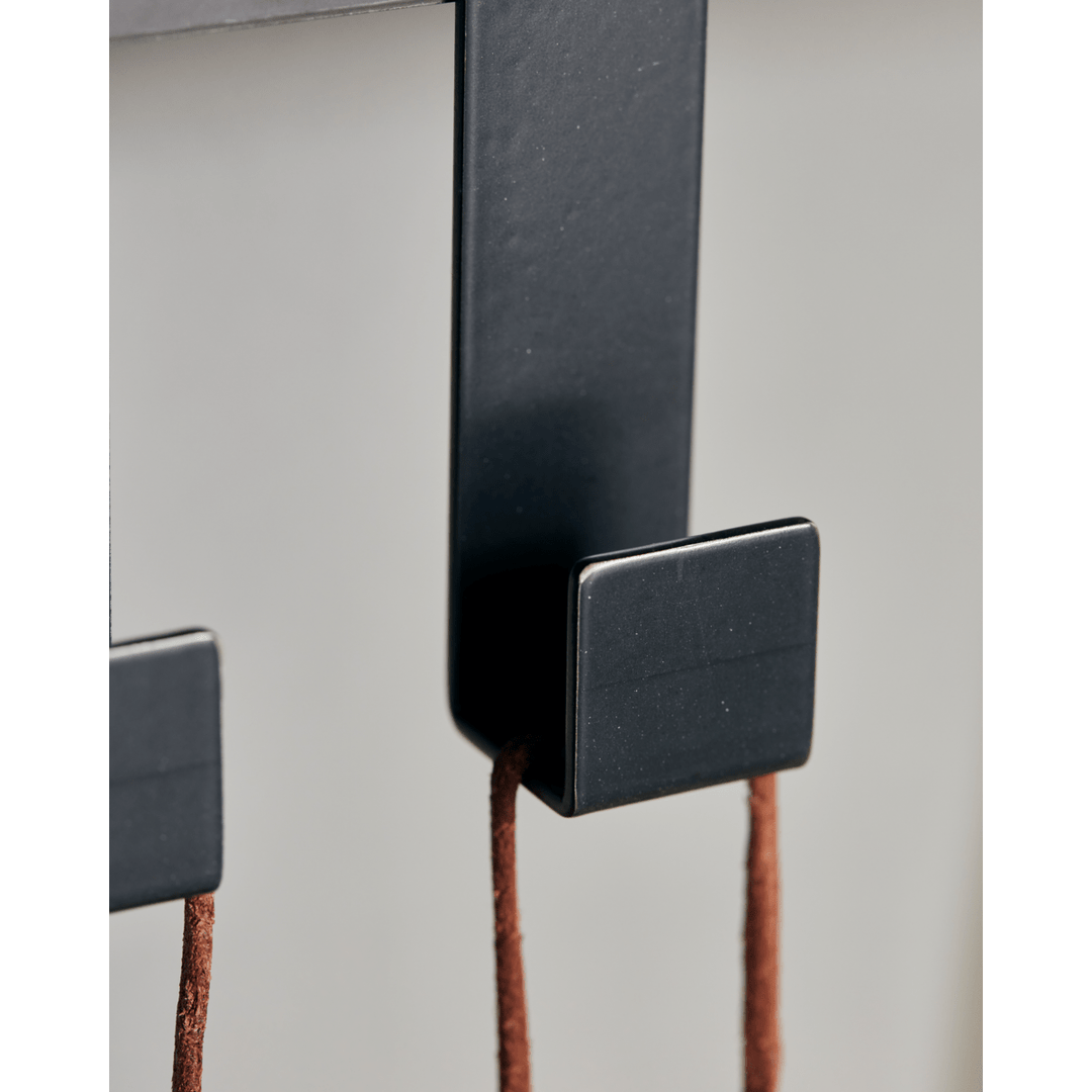 Hook holder for shelf system, HDFari, Black - 85.5 cm - Black