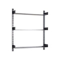 Hyldesæt i stål - Fari - 90 x 20 cm - Sort - Max 15 kg. belastning