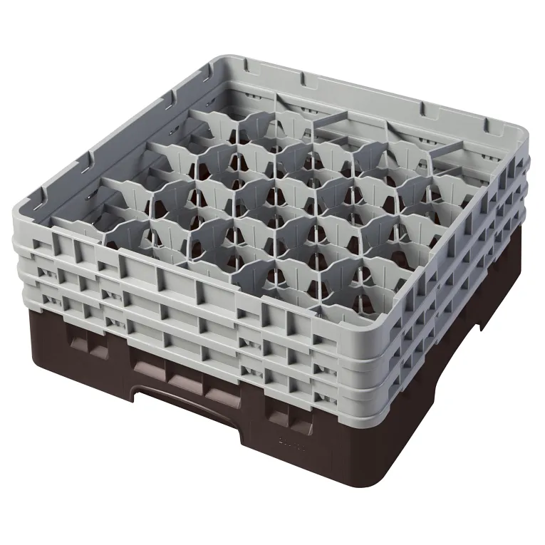 Cambro cup and glass rack - Black - 50x50 cm