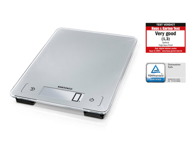 Soehnle Page Aqua Proof køkkenvægt - Hvid - 10 kg /1 gr - Vandtæt