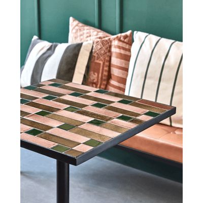 Cafebord, HDPetit - Beige;Brun - 62x62 cm - Indendørs