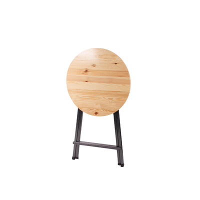 Ståbord i træ - Ø77 cm -  Sammenklappeligt - Ude/Inde