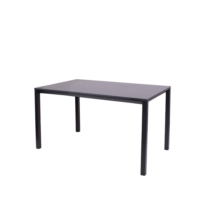 Oporto Base X kantinebord - 80 × 140 cm - Antracit - 4 pers.