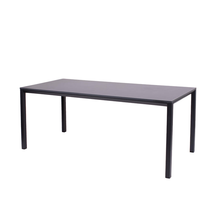 Oporto Base X canteen table - 80 × 180 cm - Anthracite - 6 seats.