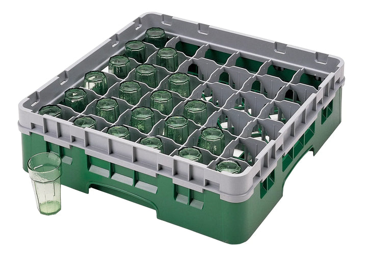 Cambro forhøjningsramme - 36 rum - 50x50 cm - Til glas op til Ø7,2 cm