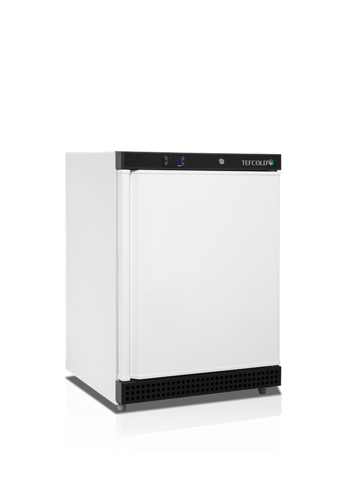 Lagerkøleskab - Tefcold UR200 - 119 liter - 40 DB - 1,12 kw/24 timer (50,5 x 41,5 cm hylder)