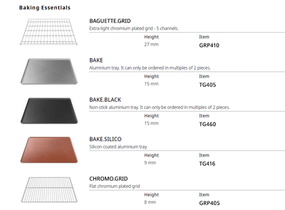 Unox Bakertop Plus - Kombiovn - Vaskesystem - Damp - 4 x 40 x 60 cm