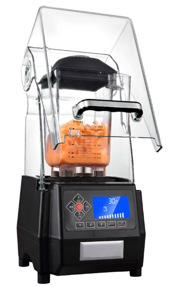 Bar blender m. støjskærm - 2 liter