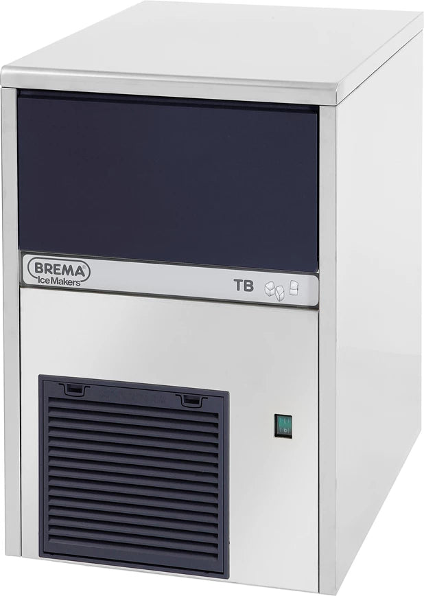 Brema TB551 A - Isterningmaskine - 57 kg/døgnet - 10 kg. magasin - 420 Watt (pebbles/isstykker)