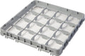 Cambro topramme - 16 rum - 50x50 cm - Til glas op til Ø10,9 cm