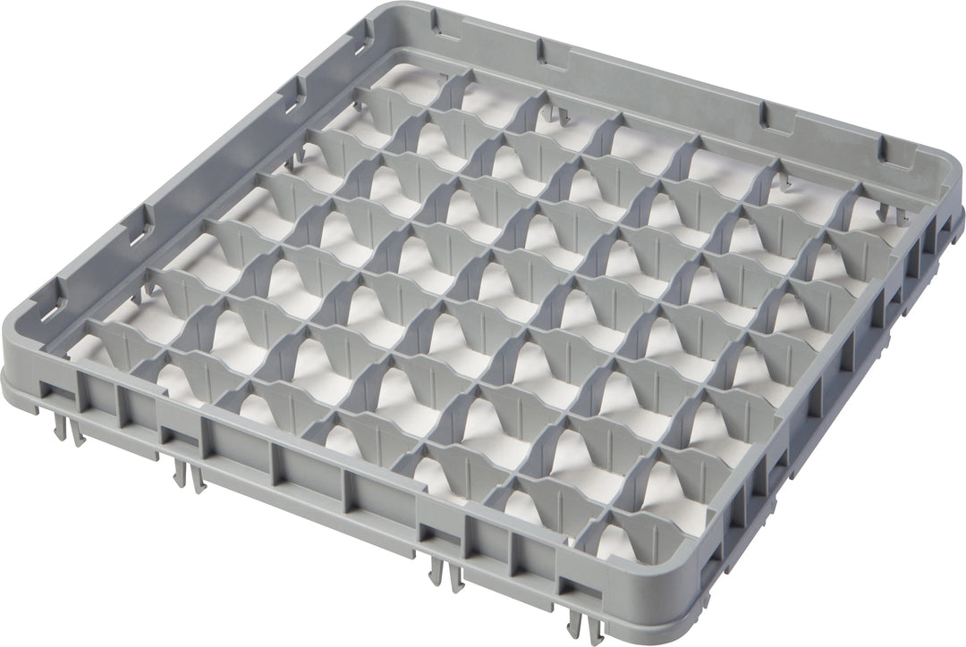 Cambro top frame - 49 compartments - 50x50 cm - For glasses up to Ø6 cm