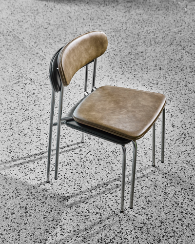 Caféstol, HDpova - Khaki eller mørkegrøn - Inde - Stabelbar - 2 stk.