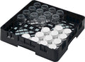 Cambro cup and glass rack - Black - 50x50 cm