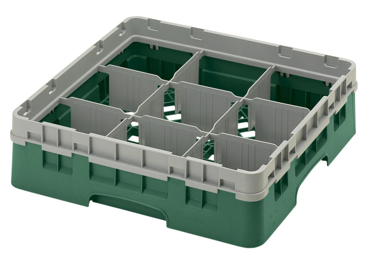 Cambro base frame - 9 compartments - 50x50 cm - For glasses up to Ø14.8 cm