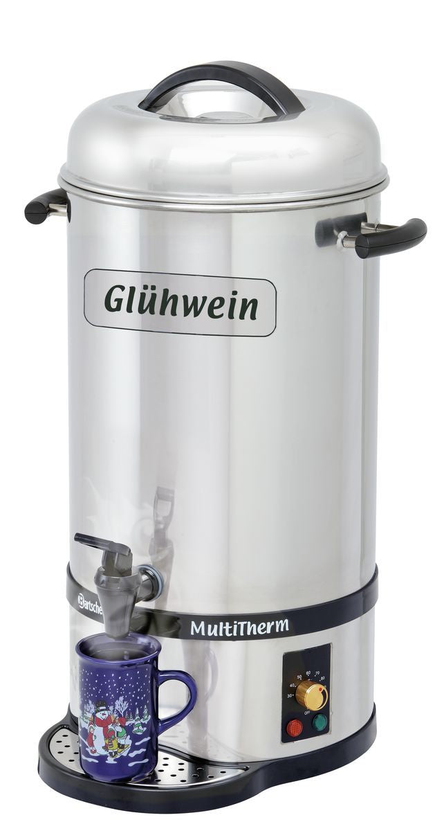 Gløggvarmer / Varmt vand varmer - Premium - Bartscher - 20 liter (Min 2 liter skal påfyldes)