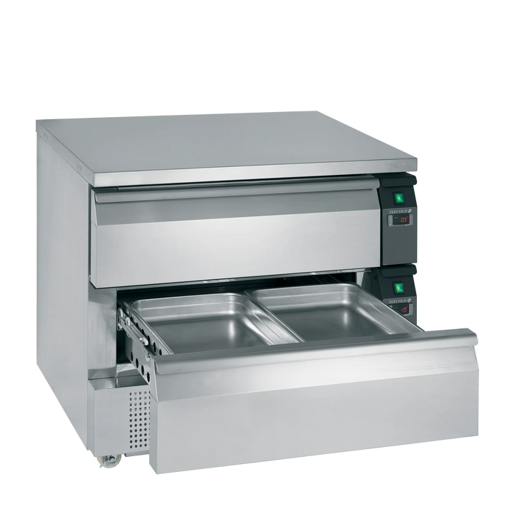 Køleskuffe/fryseskuffe - Tefcold UD2-2 omstilbar - 154 liter - 9,07 kW/24 timer - 54 DB