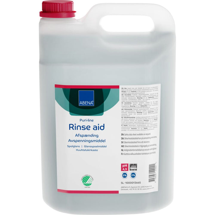 Afspænding til industriopvasker, Abena Puri Line, 2 x 5 liter