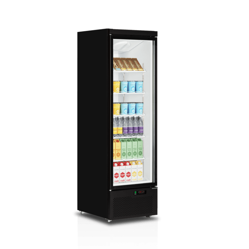 Display køleskab til fødevarer - Tefcold Atom Maxi C1DB - 459 liter - 2,5  kW/24timer - 58 DB