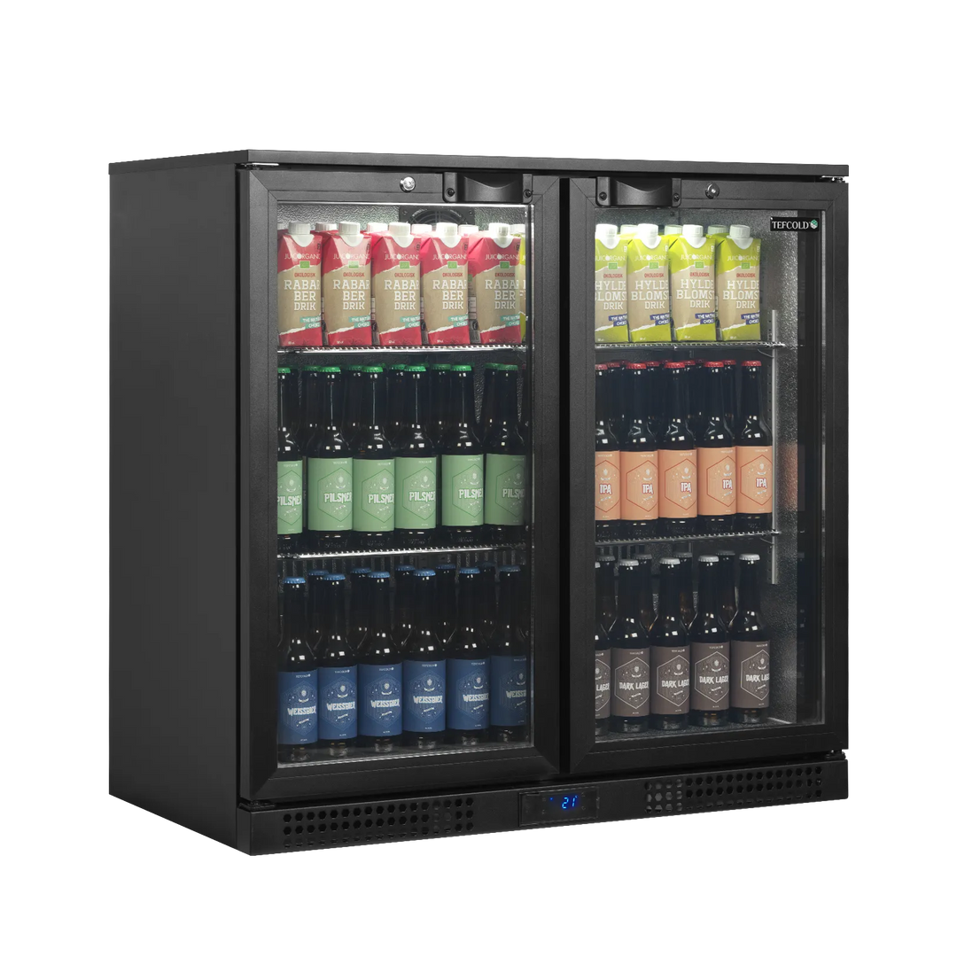 Dobbelt backbar med hængslede døre - Tefcold BA21H - 188 liter - 1,08 kW/24 timer (90 cm høj)