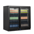 Dobbelt backbar med skydedøre - Tefcold BA21S - 188 liter - 1,14 kw/24 timer (90 cm høj)