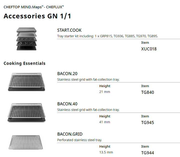 Unox Cheftop Plus Big - Combi oven - Washing system - Steam - 20 x GN 1/1 (Also available as 65 cm wide)