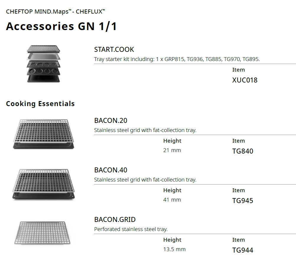 Unox Cheftop Plus Big - Commercial oven - Washing system - Steam - 20 x GN 1/1 (65 cm wide - compact)