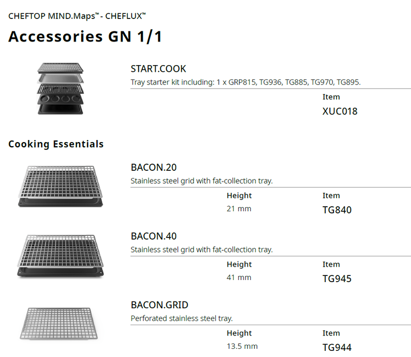 Unox Cheftop Plus industriovn - Vaskesystem - Damp - 5 x GN 1/1
