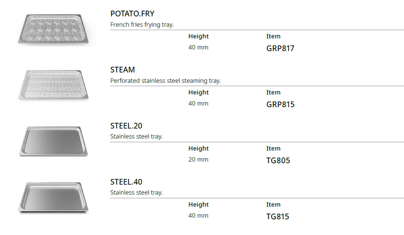 Unox Cheftop Plus industriovn - Vaskesystem - Damp - 5 x GN 1/1 (Kompakt)